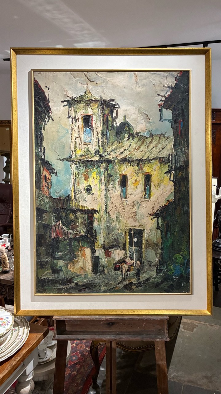 Quadro Urbano com Arquitetura Colonial - Jozan · Século XX, década de 1960–1980 · Estado: Bom