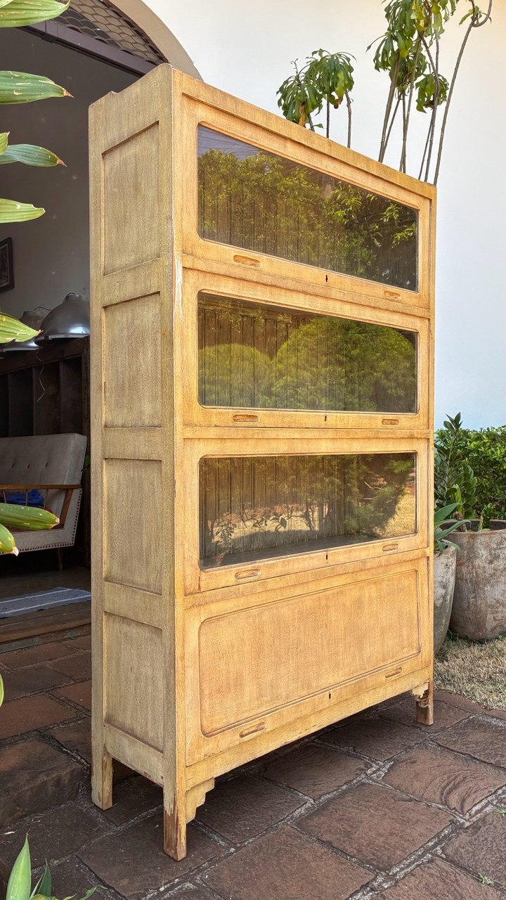 Livreiro Modular Estilo Barrister · Início Século XX (1900–1930) · Estado: Regular