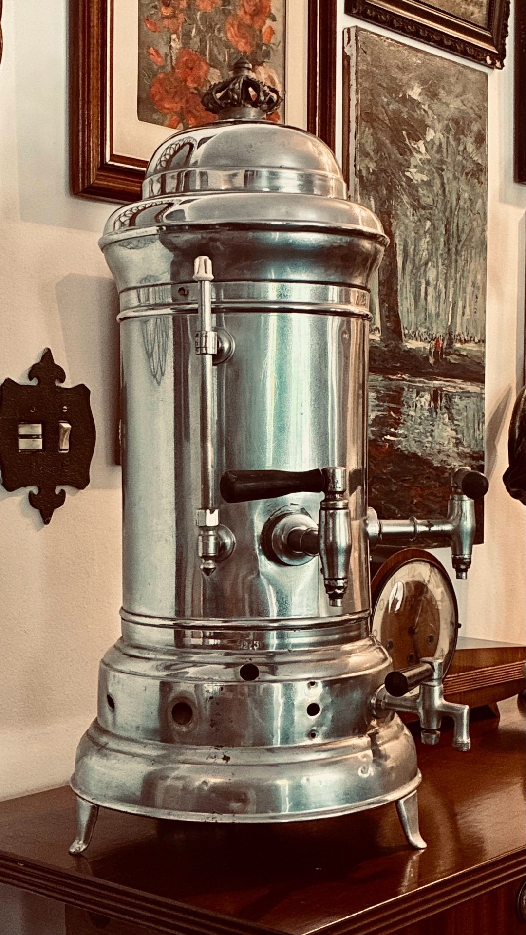 Cafeteira Antiga · Art Déco 1920-1940 · Estado: Bom
