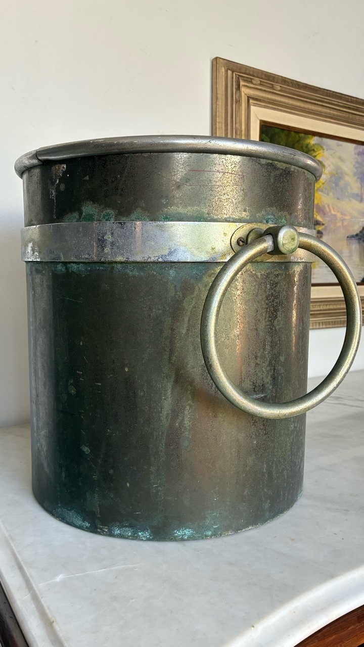 Balde de Cobre com Alça em Latão · Século XIX · Estado: Regular