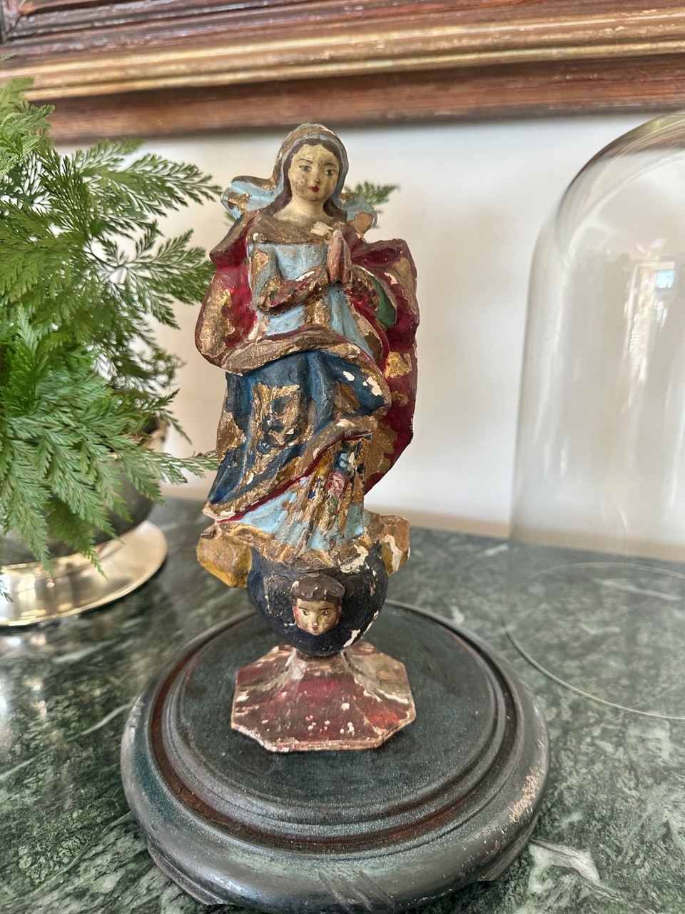 Imagem de Nossa Senhora da Imaculada Conceição em Madeira Policromada · Século XVIII–XIX · Estado: Regular
