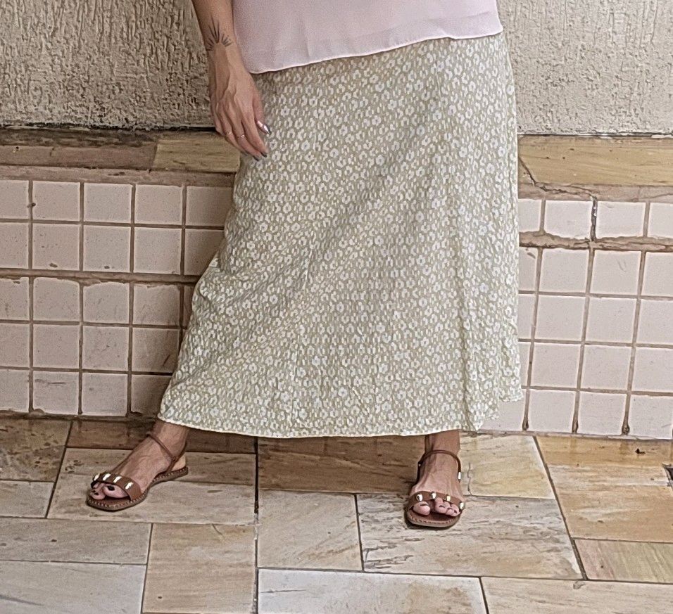 Saia Longa Floral · Estado: Bom